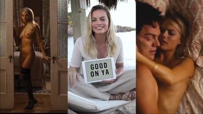 Margot Robbie - Clothed Vs Unclothed - Film nackt