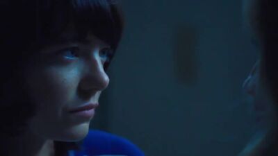 Emma Stone  Andrea Riseborough Kissing In Battle Of The Sexes - Film nackt