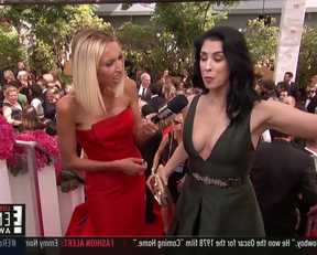 Sarah Silverman And Giuliana Rancic Pre-Emmy Red Carpet Plot - Film nackt