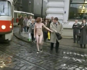 Great Public Nudity Scene From Czech Movie 'Národ Sobě' - Film nackt