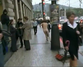 Great Public Nudity Scene From Czech Movie 'Národ Sobě' - Film nackt