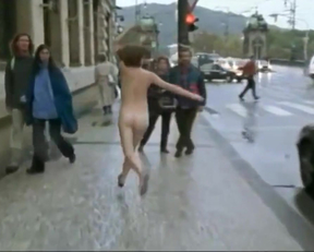 Great Public Nudity Scene From Czech Movie 'Národ Sobě' - Film nackt