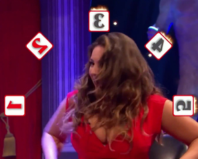 Kelly Brook In Celebrity Juice - Film nackt