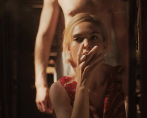 Lily James naked - sex scene Rebecca (2020)