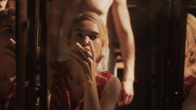 Lily James naked - sex scene Rebecca (2020)
