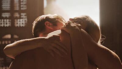 Lily James naked - sex scene Rebecca (2020)