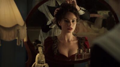 Lily James naked - sex scene Rebecca (2020)