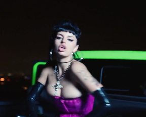 Rebecca Black nude - Cafe Racer (2022)