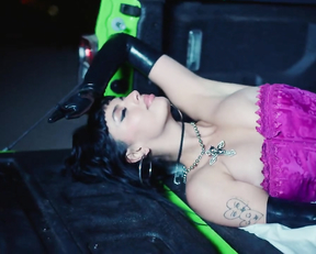 Rebecca Black nude - Cafe Racer (2022)