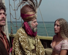 Jane Seymour nude, Taryn Power  - Sinbad and the Eye of the Tiger (1977)