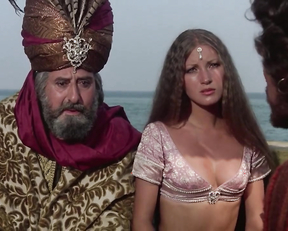 Jane Seymour nude, Taryn Power  - Sinbad and the Eye of the Tiger (1977)