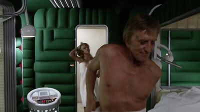 Farrah Fawcett naked - Saturn 3 (1980)