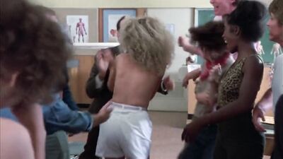 Linda Blair naked, Rebecca Perle nude - Savage Streets (1984)