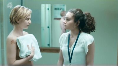 Faye Marsay nude - Glue s01e03 (2014)