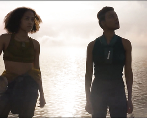 Lou Llobell naked - Foundation s02e01 (2023)