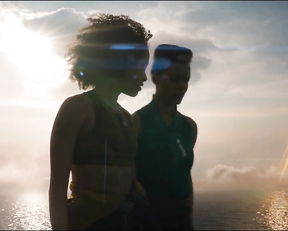 Lou Llobell naked - Foundation s02e01 (2023)