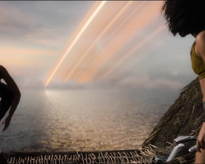 Lou Llobell naked - Foundation s02e01 (2023)