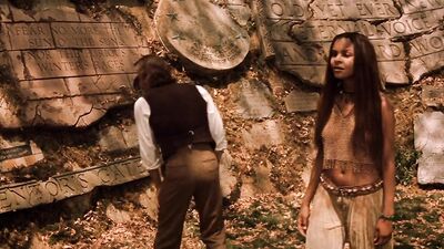 Samantha Mumba naked - The Time Machine (2002)