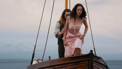 Kaya Scodelario naked - The King's Daughter (2022)