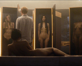 Sonoya Mizuno nude, Claire Selby nude, etc – Ex Machina (2015)