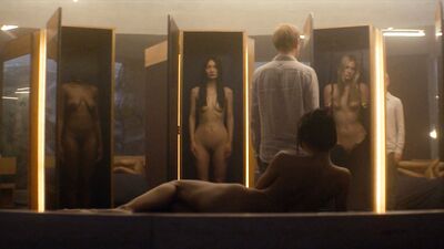 Sonoya Mizuno nude, Claire Selby nude, etc – Ex Machina (2015)