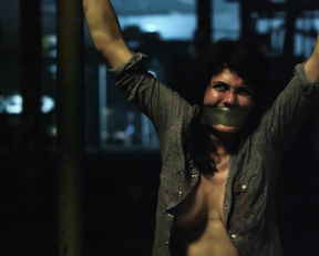 Alexandra Daddario topless – Texas Chainsaw (2013)