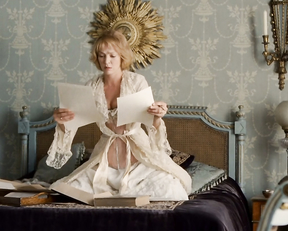 Uma Thurman nude in film Bel Ami (2012)