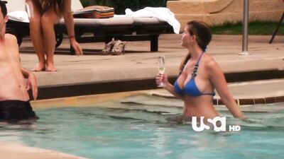 Charisma Carpenter - Burn Notice (bikini scene)