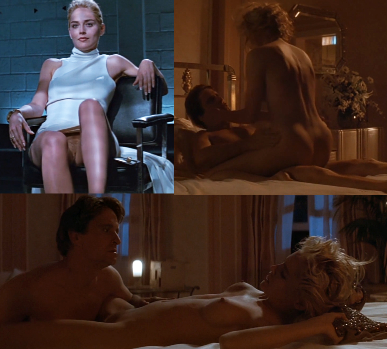 Sharon Stone - Basic Instinct (1992) : MoviesSexScenes