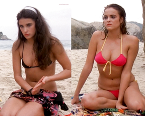 Michelle Johnson, Demi Moore - Blame It on Rio  (1984)