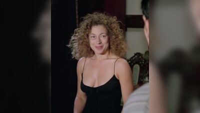 Alex Kingston nude - Croupier