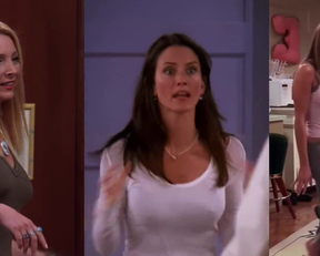All Six Stars Of Friends - Jennifer Aniston, Courteney Cox,  Lisa Kudrow - Film nackt