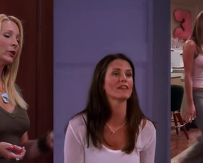 All Six Stars Of Friends - Jennifer Aniston, Courteney Cox,  Lisa Kudrow - Film nackt