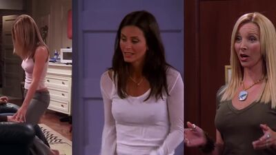 All Six Stars Of Friends - Jennifer Aniston, Courteney Cox,  Lisa Kudrow - Film nackt