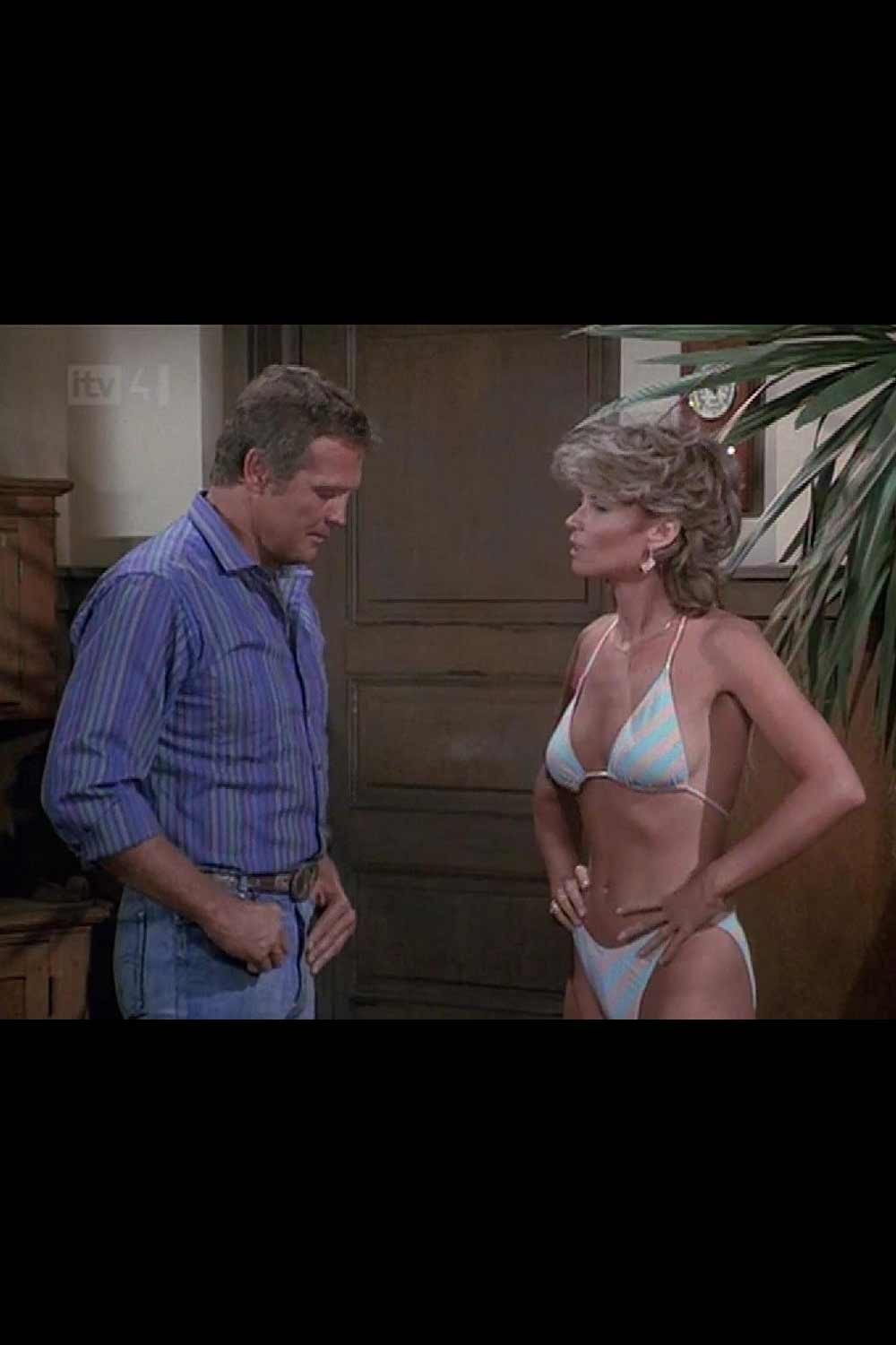 Markie Post exposes naked tits